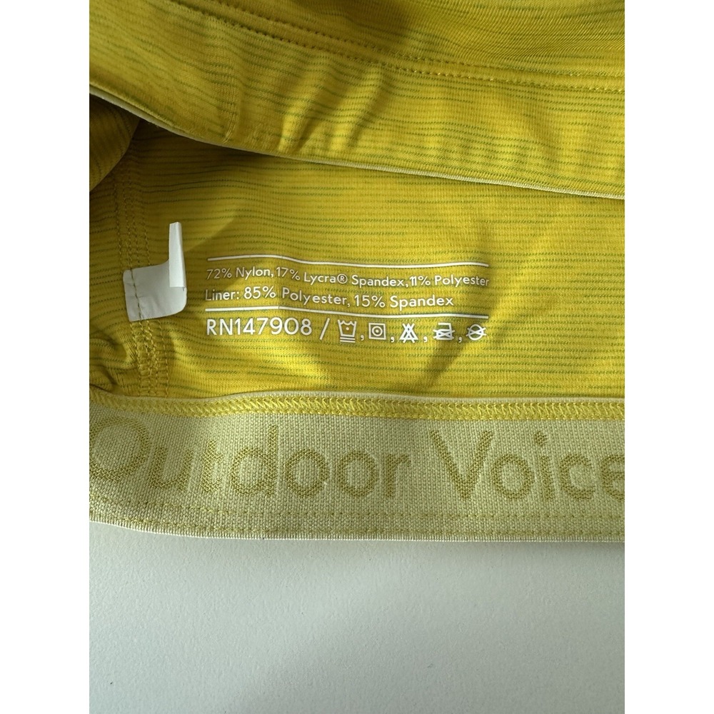 OUTDOOR VOICES Tank‎ Top Womens Medium Stretch Sports Athleisure Crop No Pads - Picture 4 of 7